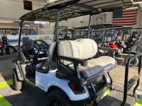 2025 EZGO Express S4 Gas – White 4-Passenger Golf Cart with 13.5 HP Kawasaki EFI