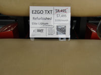 EZGO TXT Refurbished with New Factory Lithium Upgrade with 8-Year Warranty