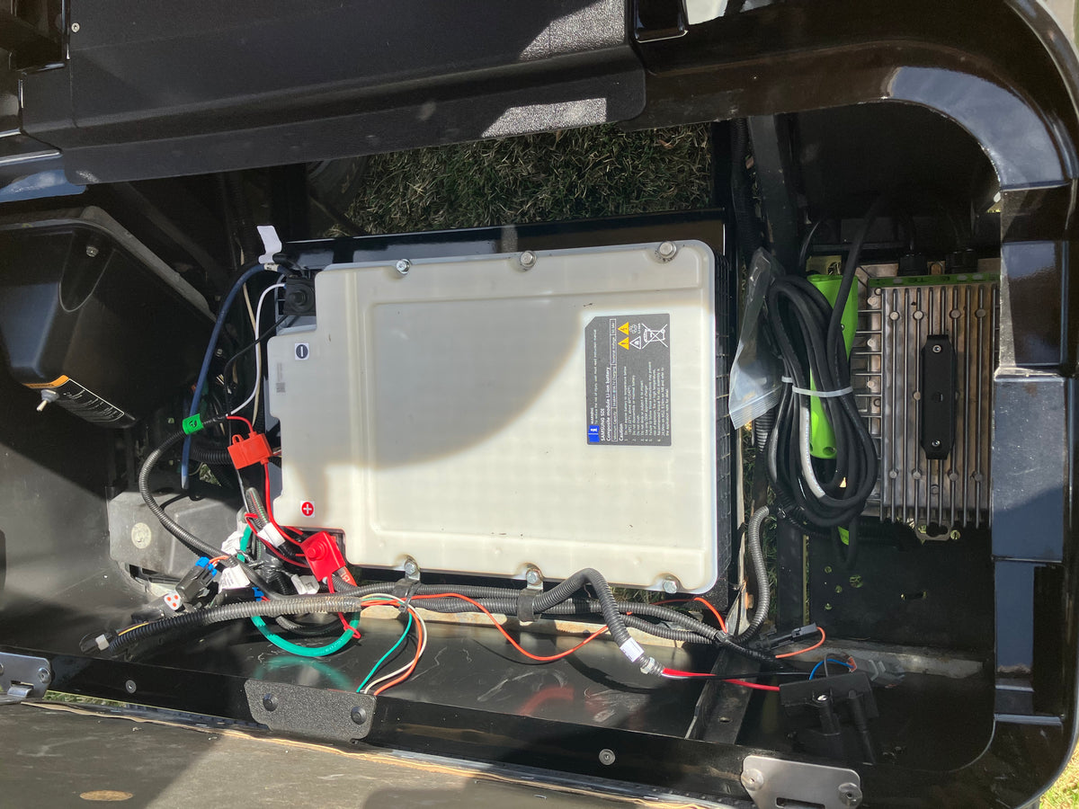 AUGUST SPECIAL – Refurbished 2018 EZGO TXT with New Lithium Battery – Only $6,595!