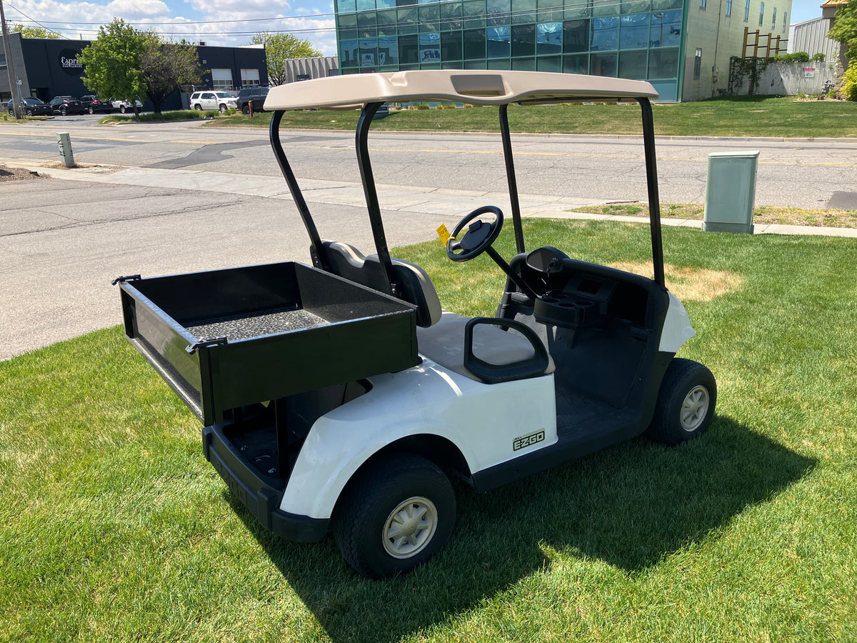 EZGO RXV ELITE GOLF CART WITH CARGO BOX