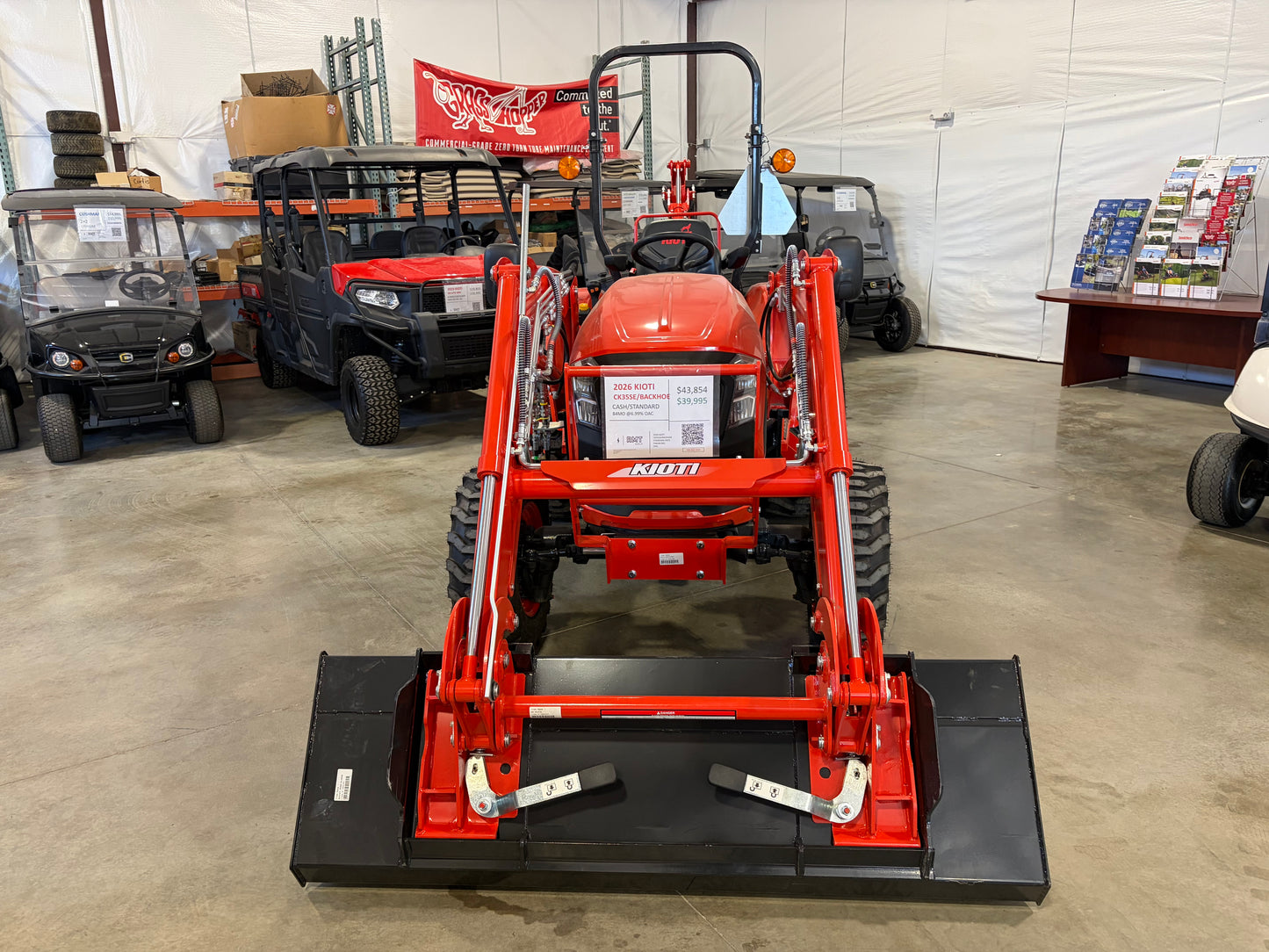 2026 KIOTI CK3520SE W/BACKHOE 0% FINANCING AVAILIBLE