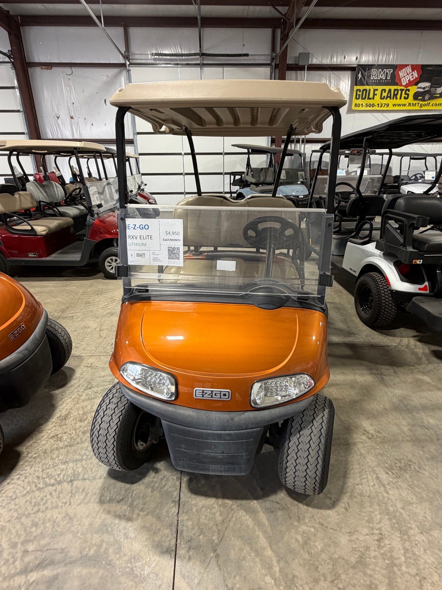 2021 EZ-GO RXV ELITE Lithium Golf Cart