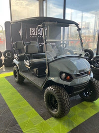 2025 EZGO Liberty 2.2 ELiTE Electric Golf Cart – Ocean Gray with Two-Tone Seats