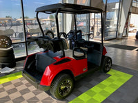 Refurbished RED EZGO RXV ELiTE Golf Cart – August Special at RMT Equipment Now Available in Salt Lake City