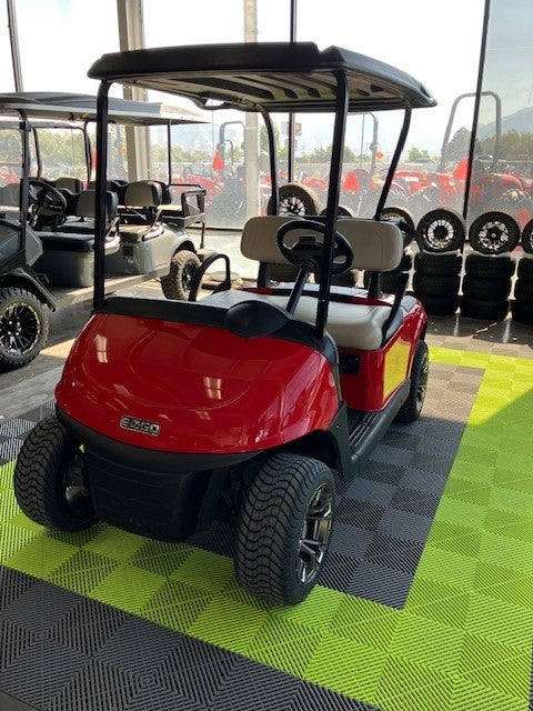 Refurbished RED EZGO RXV ELiTE Golf Cart – August Special at RMT Equipment Now Available in Salt Lake City