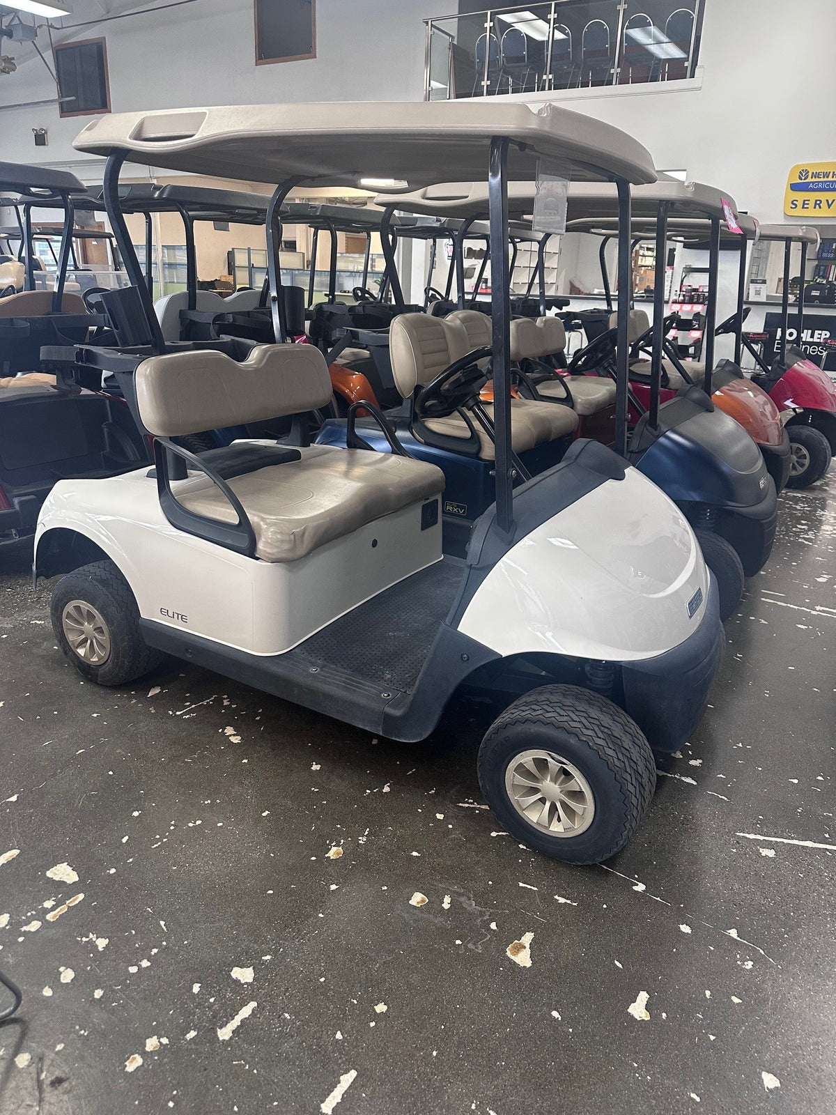 Used 2021 E-Z-GO RXV Elite in White-Lithium