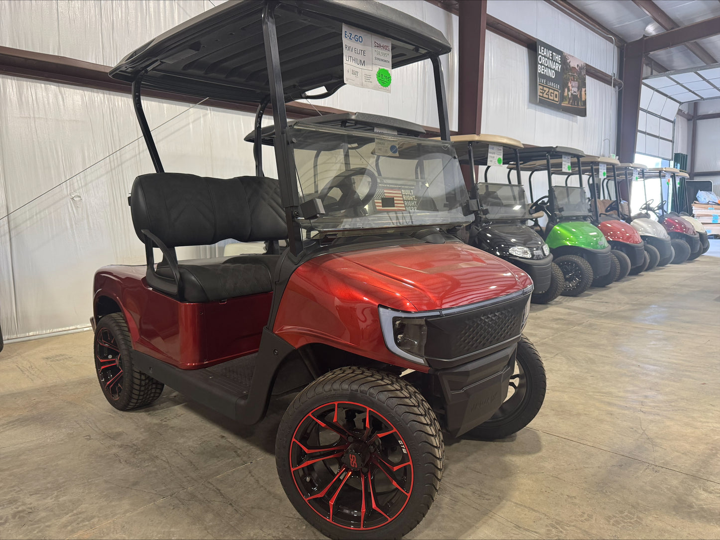 2018 EZGO RXV ELiTE w/ MadJax Apex body kit