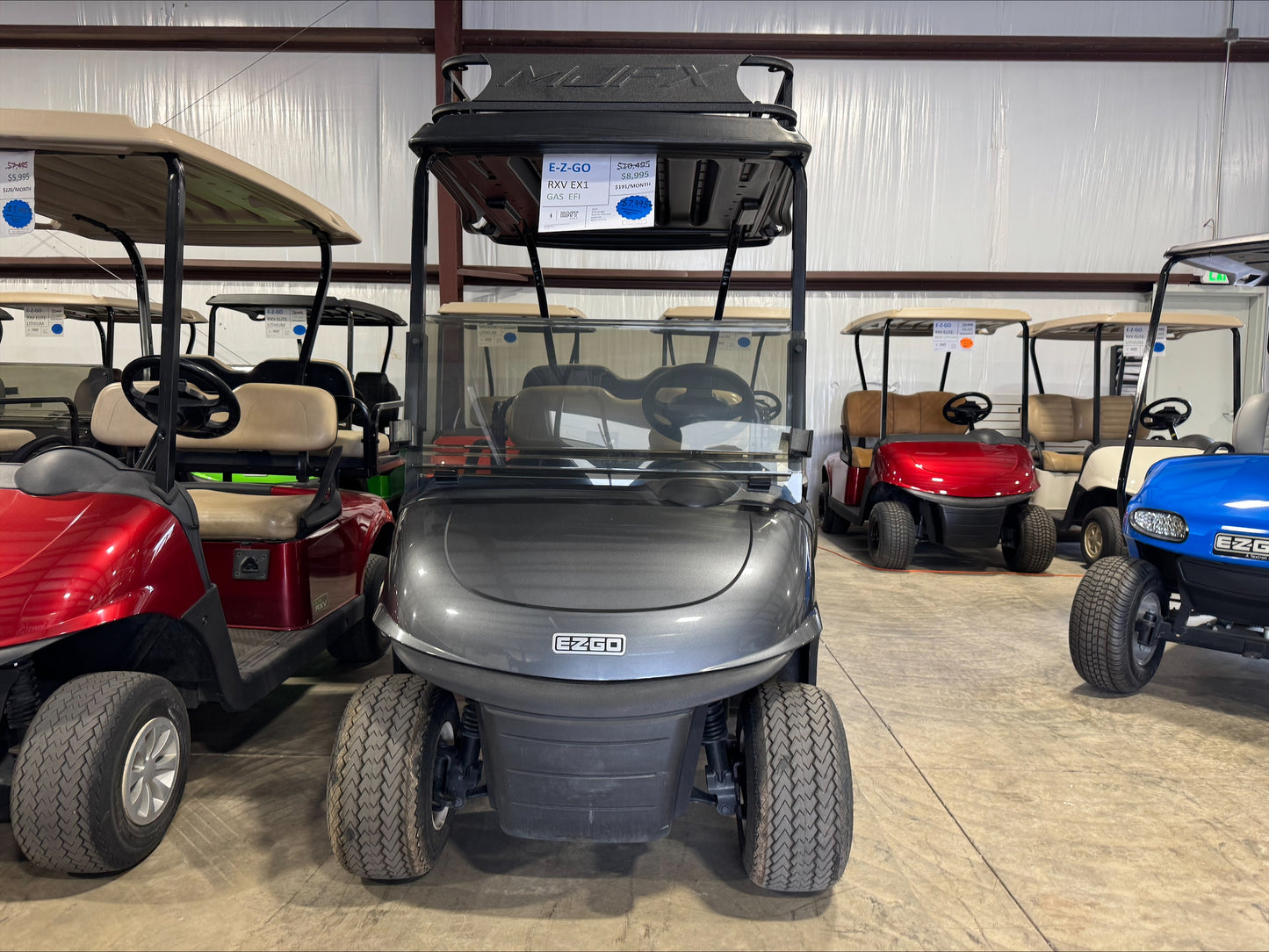 2022 EZGO RXV EX1 GAS GOLF CART